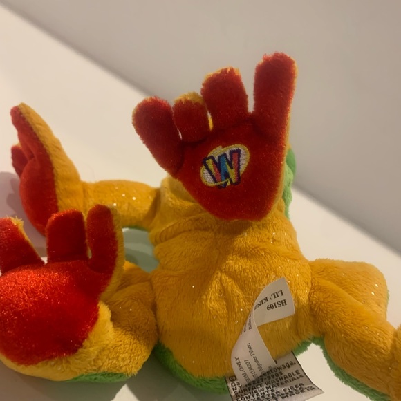 Cute Ganz Webkinz Plush Tree Frog Green Gold Red 10" HM109 Retired No code - Picture 6 of 6